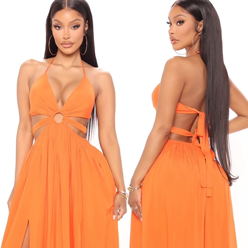 Halter Maxi Dress - Picture 3 of 4